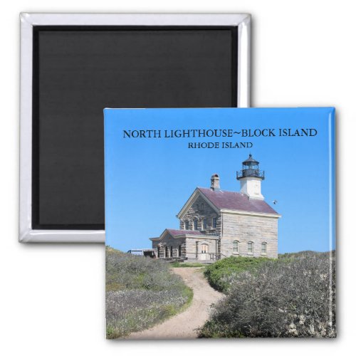 North Lighthouse Block Island RI Magnet
