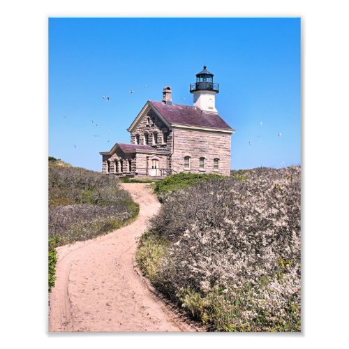 North Lighthouse Block Island RI Photo Print