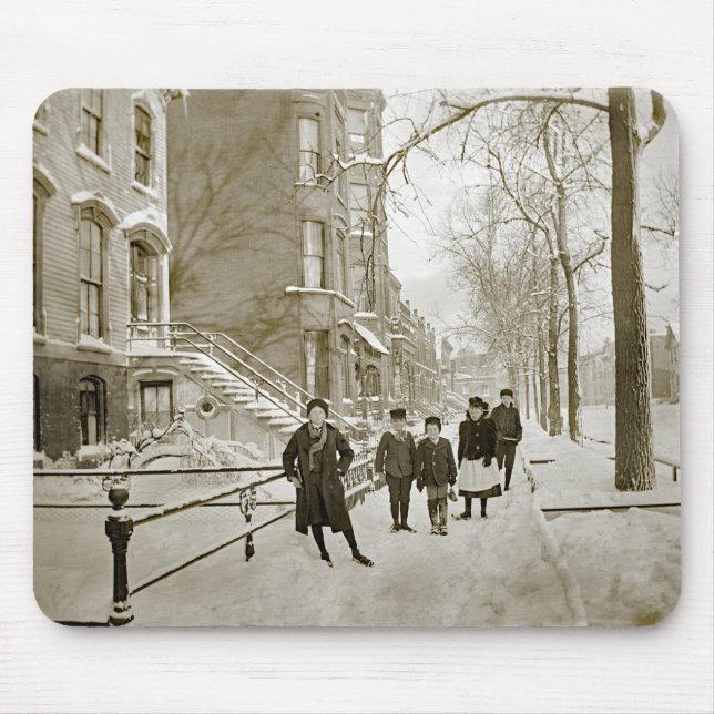 NORTH LINCOLN PARK CHICAGO W. OF MENOMINEE 1890'S MOUSE PAD (Front)