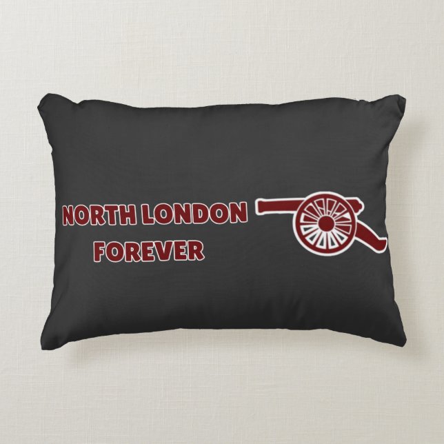 North London Forever Accent Pillow (Front)