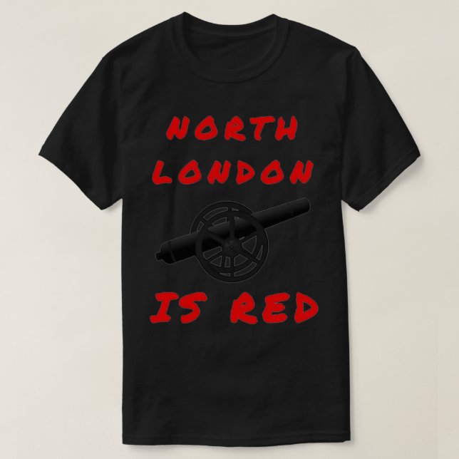 North London Is Red   T-Shirt (Design Front)