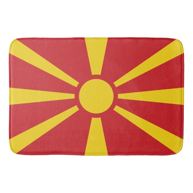 North Macedonia Bath Mat (Front)