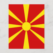 North Macedonia flag (Back)
