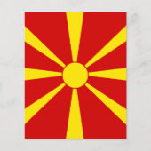 North Macedonia flag (Front)