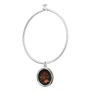 North Macedonia flag Bangle Bracelet