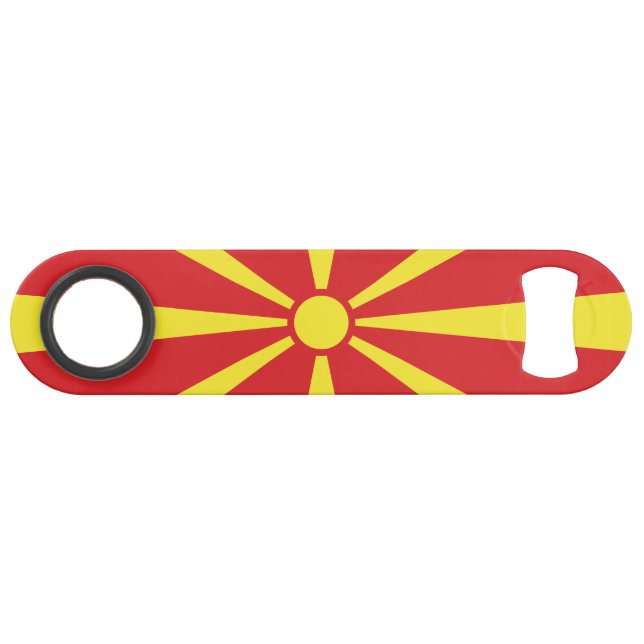 North Macedonia Flag Bar Key (Front (Horizontal))