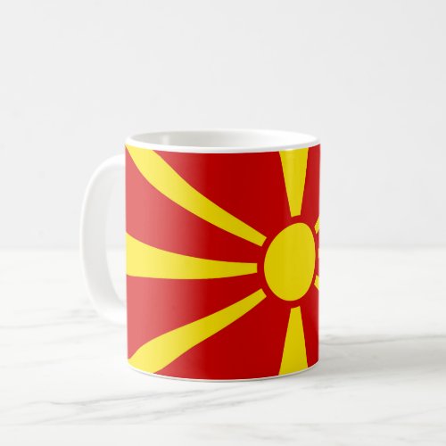 North Macedonia Flag Coffee Mug