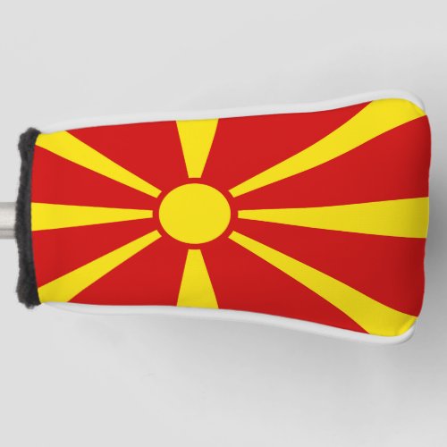 North Macedonia Flag Golf Head Cover