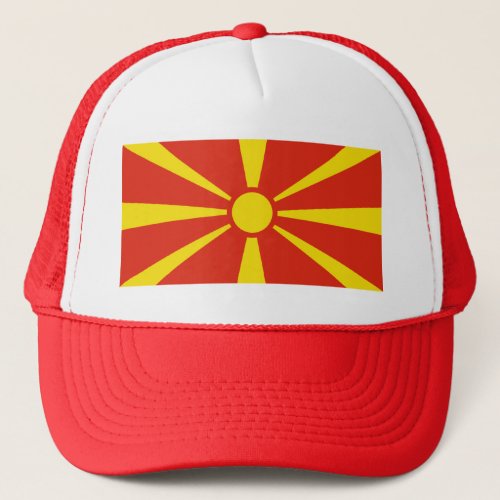 North Macedonia Flag Hat