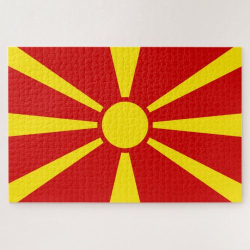 North Macedonia Flag Jigsaw Puzzle