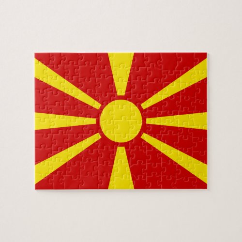 North Macedonia Flag Jigsaw Puzzle