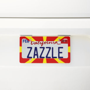 North Macedonia flag License Plate Frame