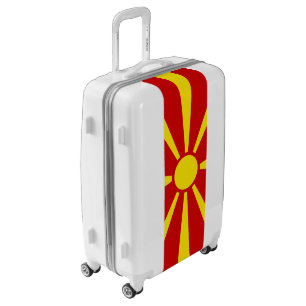 North Macedonia Flag Luggage