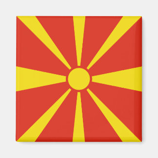 North Macedonia Flag Magnet