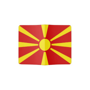 North Macedonia Flag Passport Holder