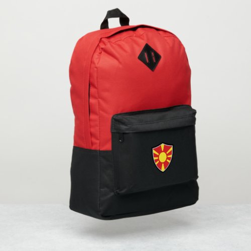 North Macedonia flag Port Authority Backpack