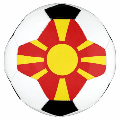 North Macedonia Flag Soccer Ball