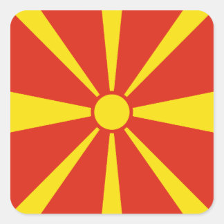 North Macedonia Flag Sticker