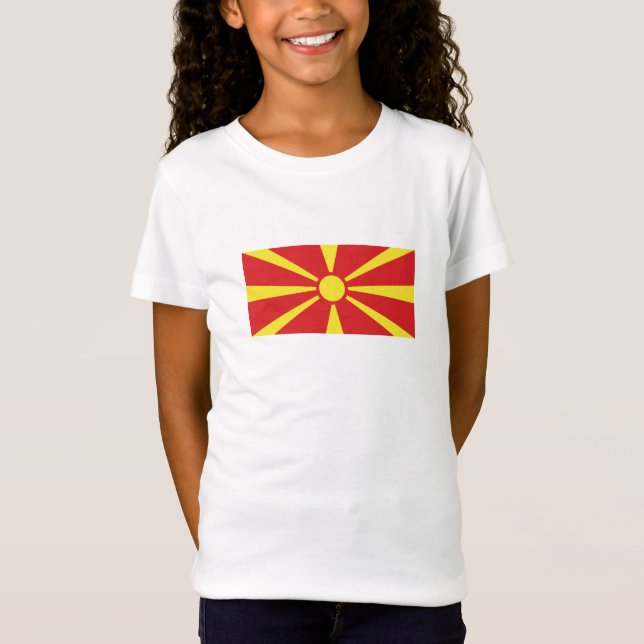 North Macedonia Flag T-Shirt (Front)