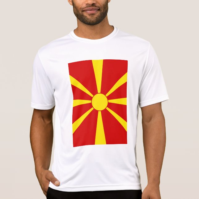 North Macedonia flag T-Shirt (Front)
