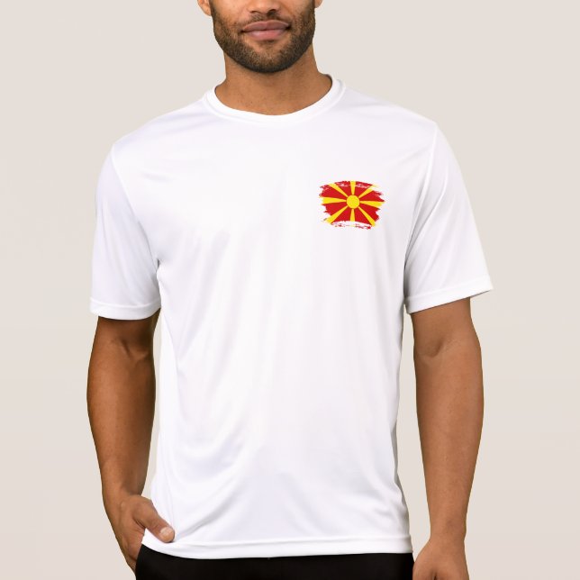 North Macedonia flag T-Shirt (Front)