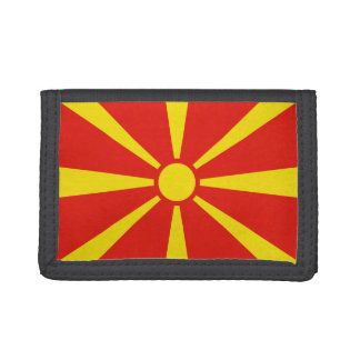 North Macedonia Flag Wallet