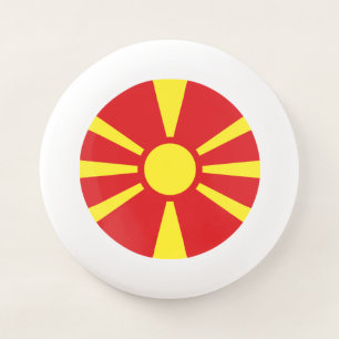 North Macedonia Flag Wham-O Frisbee
