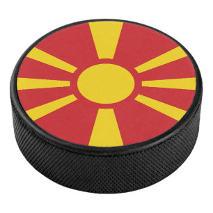 North Macedonia Hockey Puck
