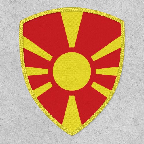 North Macedonia National Emblem Patch