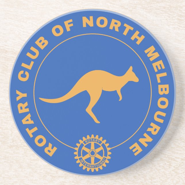 North Melbourne Rotary Club Coaster (Front)