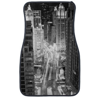 North Michigan Avenue in Chicago after winter Car Floor Mat