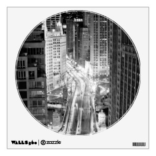 North Michigan Avenue in Chicago after winter Wall Decal