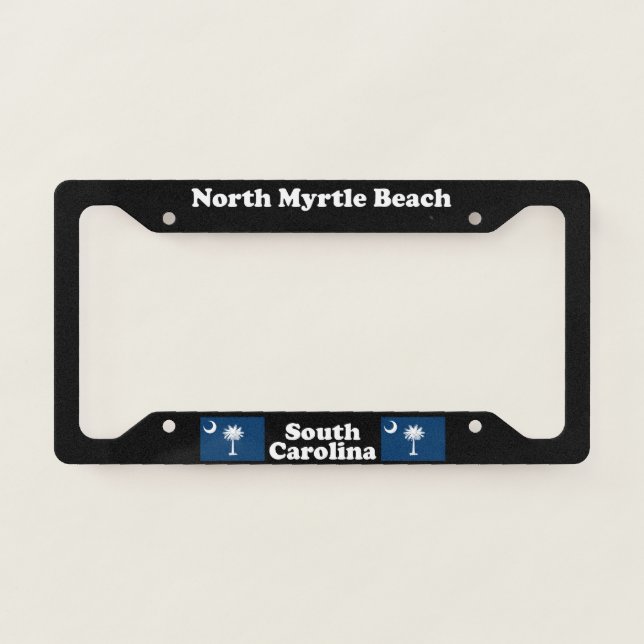 North Myrtle Beach SC - LPF License Plate Frame (Front)