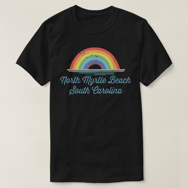 North Myrtle Beach South Carolina Souvenir Graphic T-Shirt (Design Front)