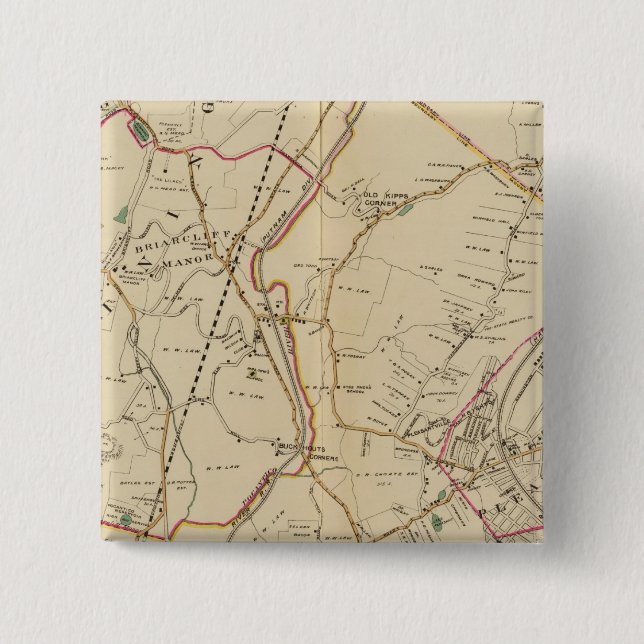 North New York City 4 Pinback Button (Front)