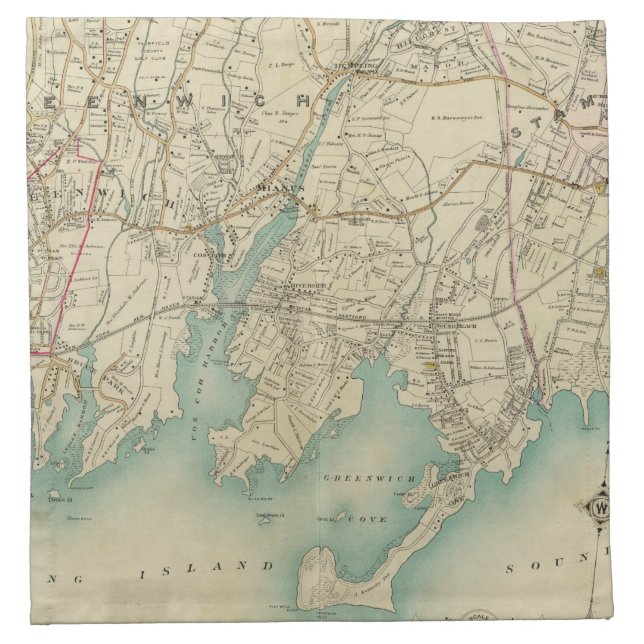 North New York City 7 Napkin (Front)