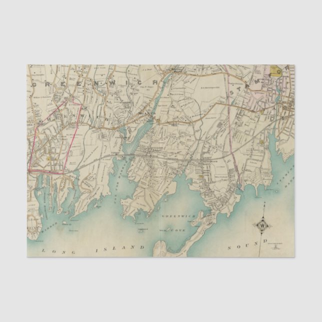 North New York City 7 Tissue Paper (Front)