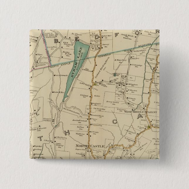 North New York City Pinback Button (Front)