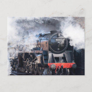 North Norfolk Railway steam train postcard