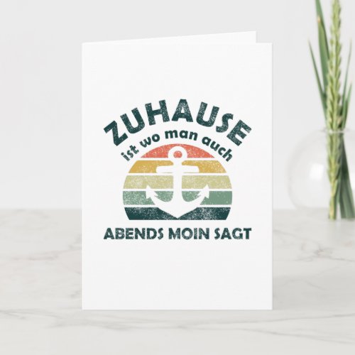 North North German Moin Home Anchor Card