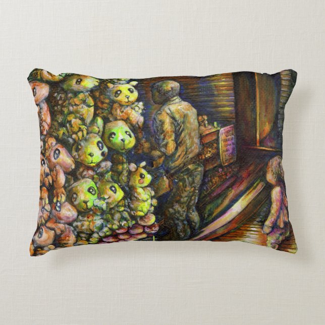 North of the Circus Accent Pillow (Front)