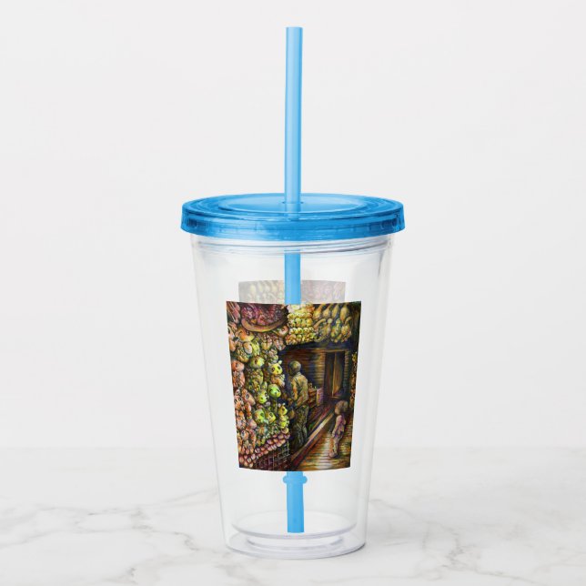 North of the Circus Acrylic Tumbler (Front)