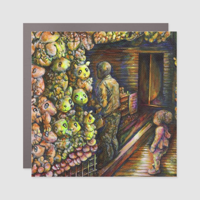 North of the Circus Car Magnet (Front)