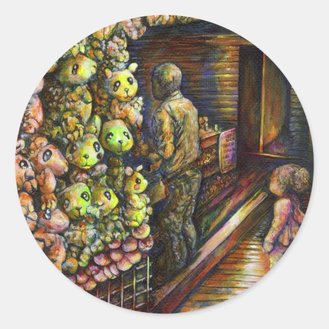 North of the Circus Classic Round Sticker (Front)