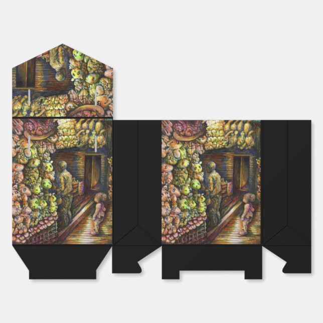 North of the Circus Favor Boxes (Unfolded)