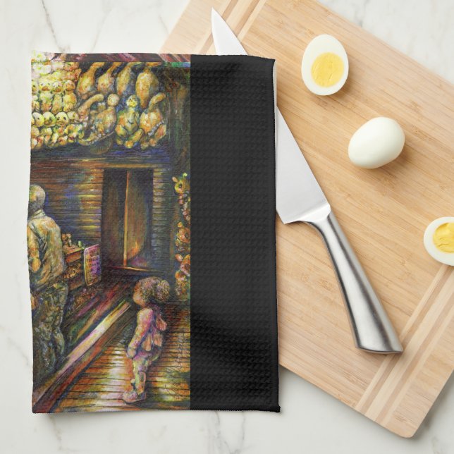 North of the Circus Kitchen Towel (Quarter Fold)