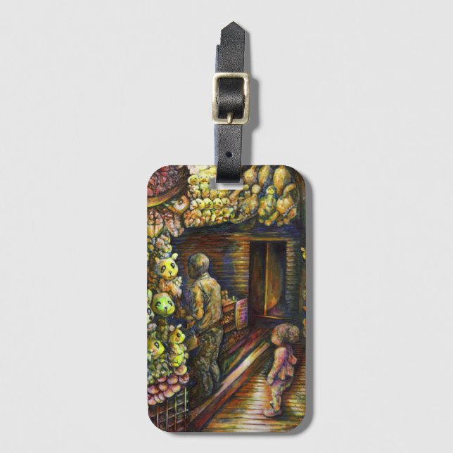 North of the Circus Luggage Tag (Front Vertical)
