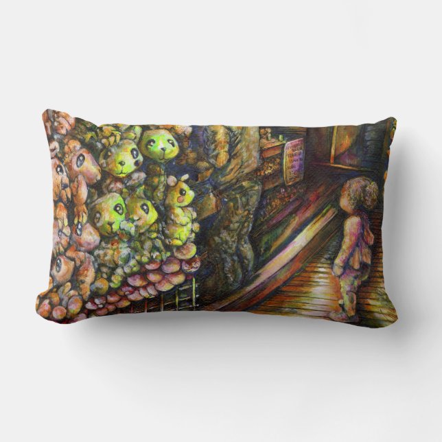North of the Circus Lumbar Pillow (Front)