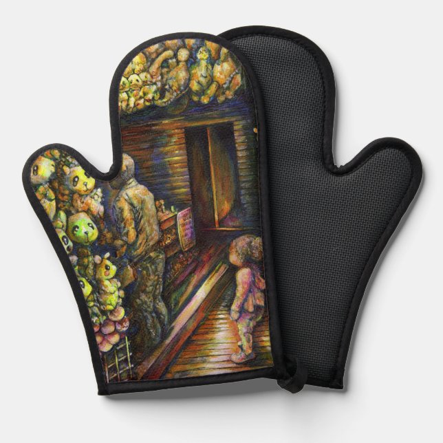 North of the Circus Oven Mitt (Front/Back)