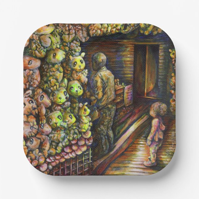 North of the Circus Paper Plates (Front)